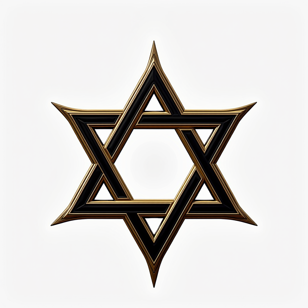 Aberdeen Torah logo featuring Star of David symbol with elegant serif typography representing Jewish heritage and community