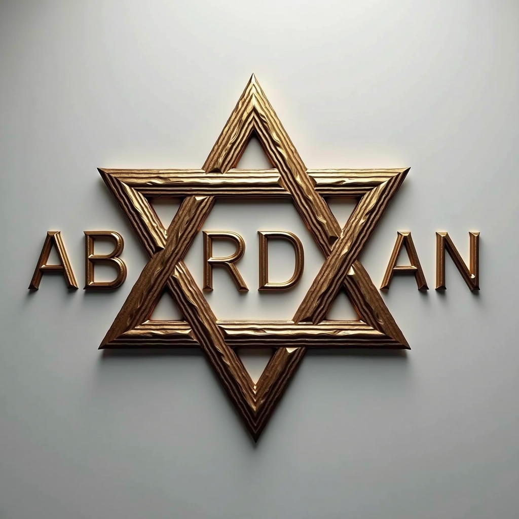 Aberdeen Torah logo featuring Star of David symbol with elegant serif typography representing Jewish heritage and community